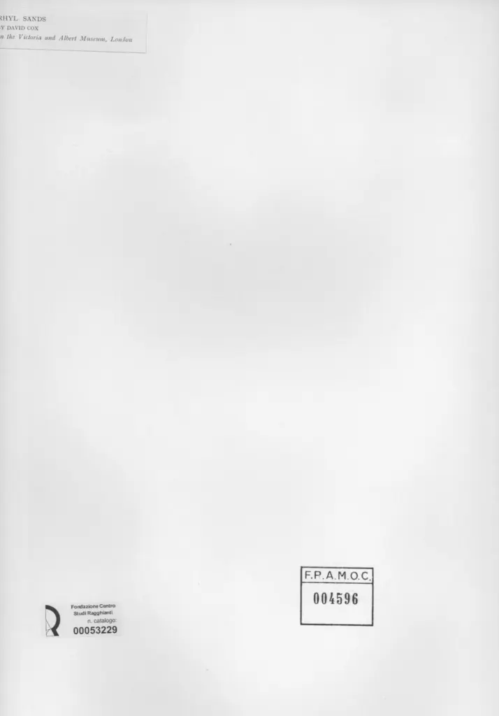 Anonimo , Cox, David , retro