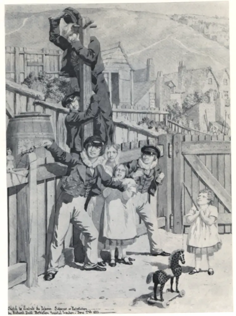 Anonimo , Dadd, Richrad - sec. XIX - The Passion - Suspense or Expectation , fronte