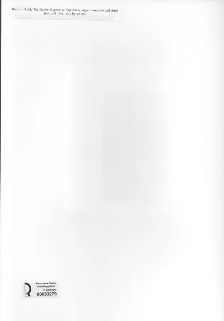 Anonimo , Dadd, Richrad - sec. XIX - The Passion - Suspense or Expectation , retro