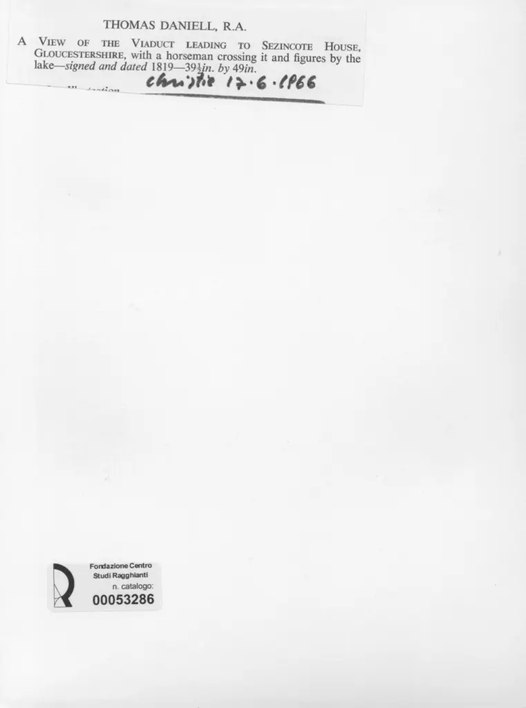 Anonimo , Daniell, Thomas - sec. XIX , retro