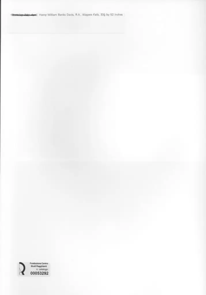 Anonimo , Davis, Henry William Banks - sec. XIX - Niagara Falls , retro