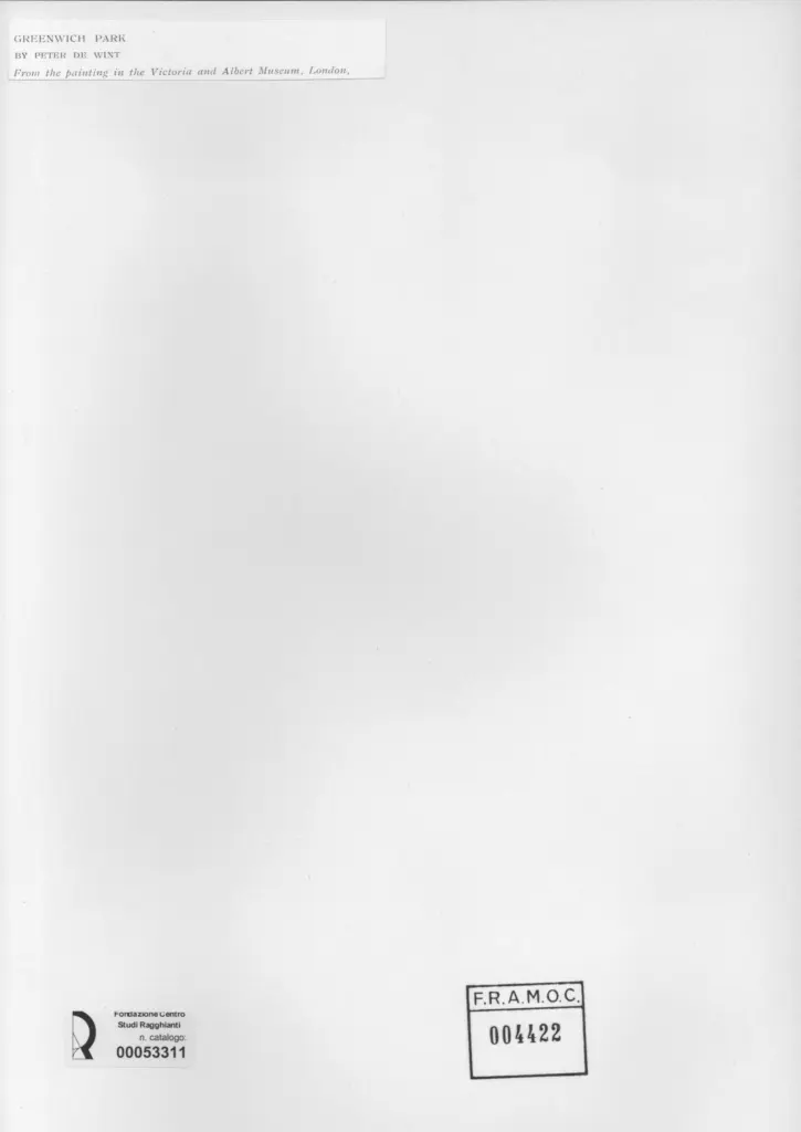 Anonimo , De Wint, Peter , retro