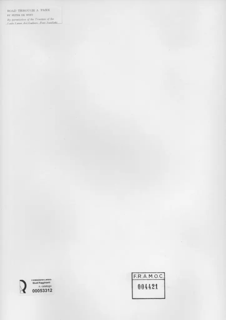 Anonimo , De Wint, Peter - sec. XIX - Road Through a Park , retro