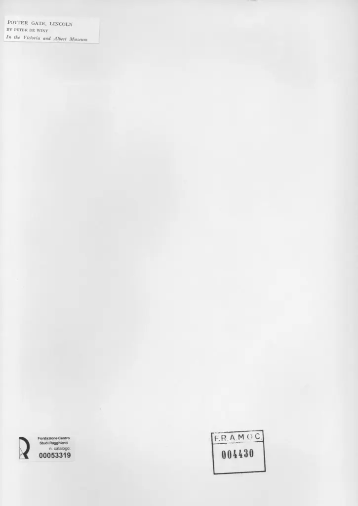 Anonimo , De Wint, Peter , retro