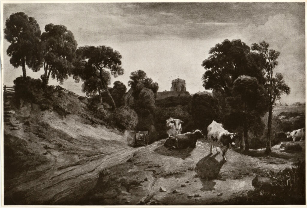 Anonimo , De Wint, Peter - sec. XIX - Kneeton-on-the-Hill , fronte