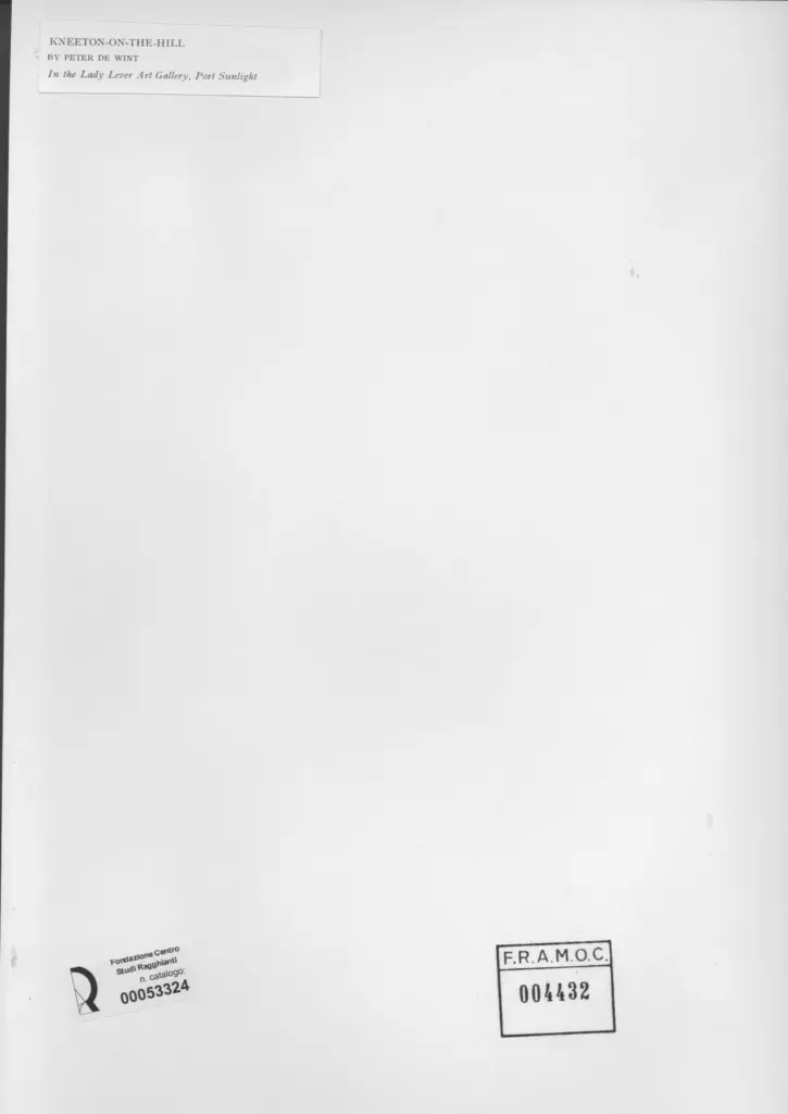 Anonimo , De Wint, Peter - sec. XIX - Kneeton-on-the-Hill , retro