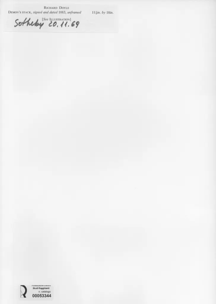 Anonimo , Doyle, Richard - sec. XIX - Demon's Stack , retro