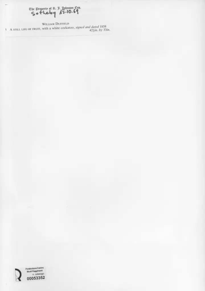 Anonimo , Duffield, William , retro