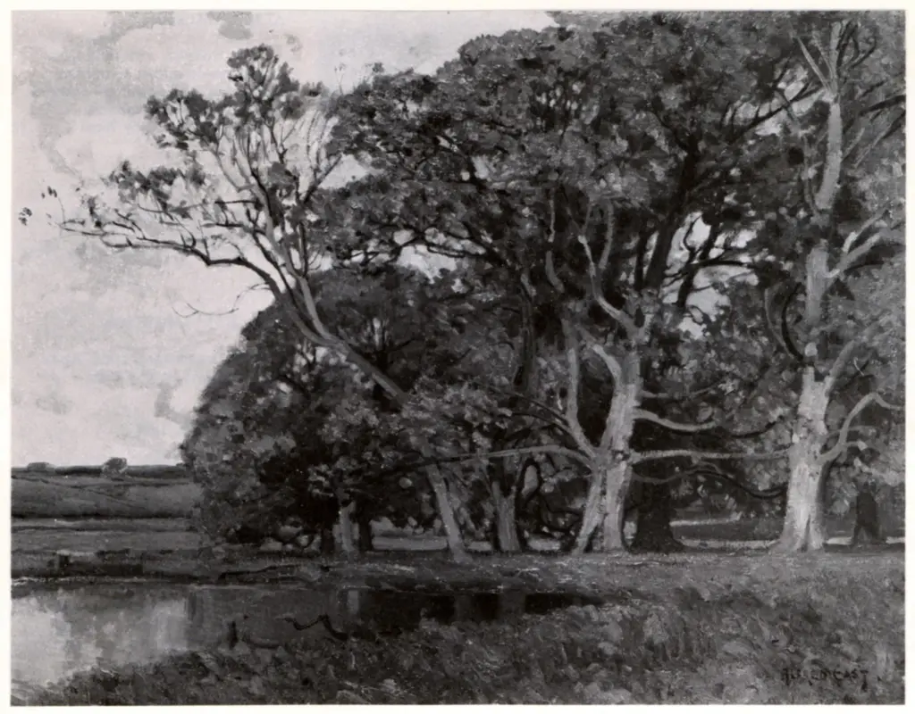 Anonimo , East, Sir Alfred - sec. XIX/ XX - A Corner of the Forest , fronte