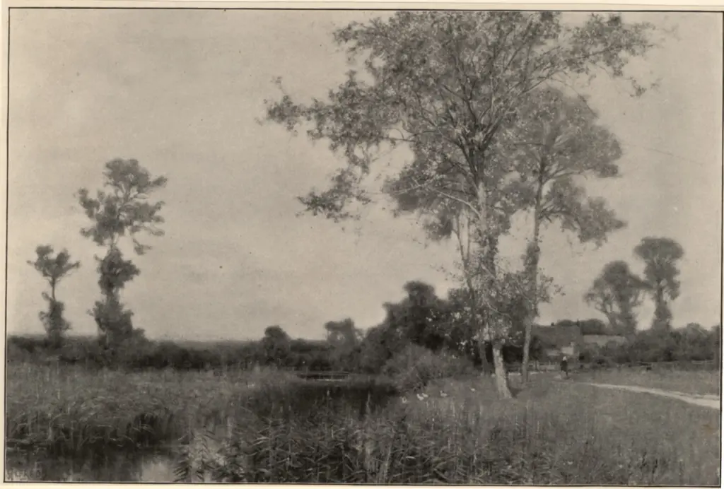 Anonimo , East, Sir Alfred - sec. XIX/ XX - An autumn afternoon , fronte