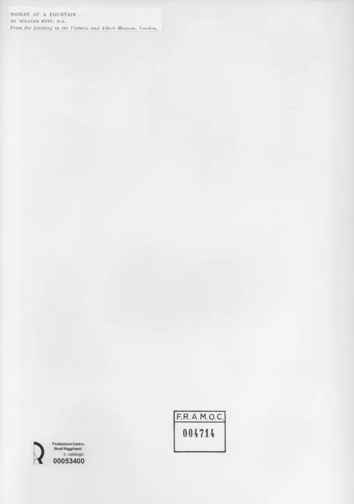 Anonimo , Etty, William , retro