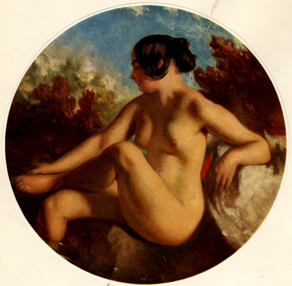 Anonimo , Etty, William - sec. XIX - The Bather , fronte