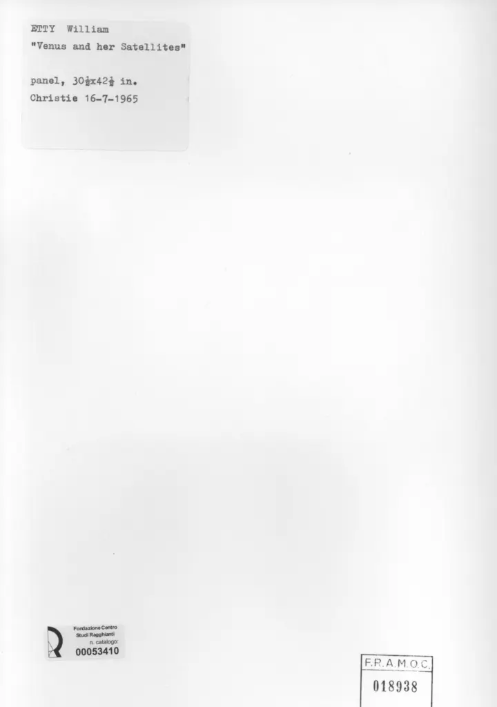 Anonimo , Etty, William , retro