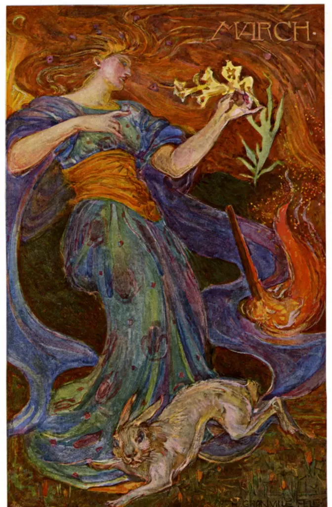 Fell, H. Granville , Il mese di marzo, la primavera