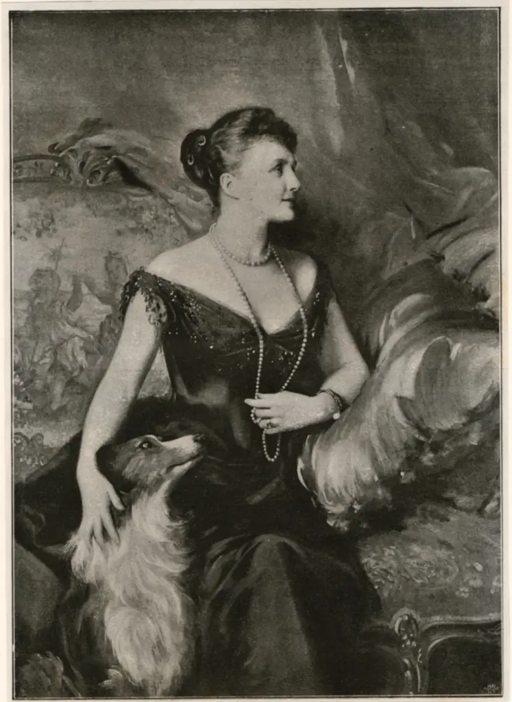 Anonimo , Fildes, Luke - sec. XIX - Mrs. Arthur James , fronte