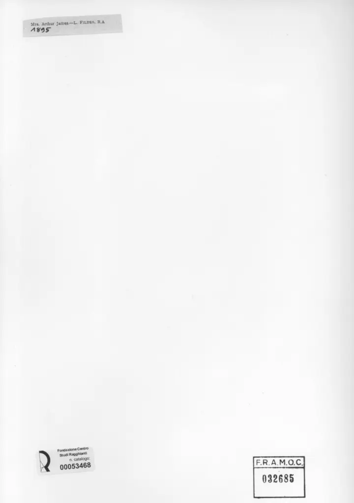 Anonimo , Fildes, Luke - sec. XIX - Mrs. Arthur James , retro