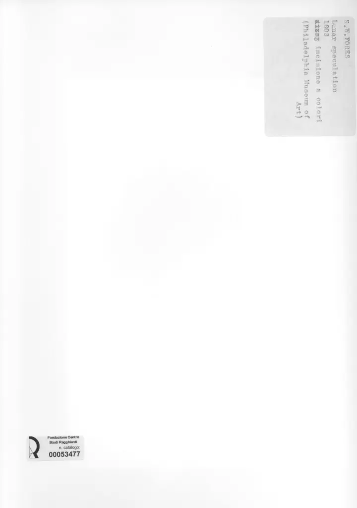 Anonimo , Fores, Samuel William - sec. XIX - Lunar speculation , retro