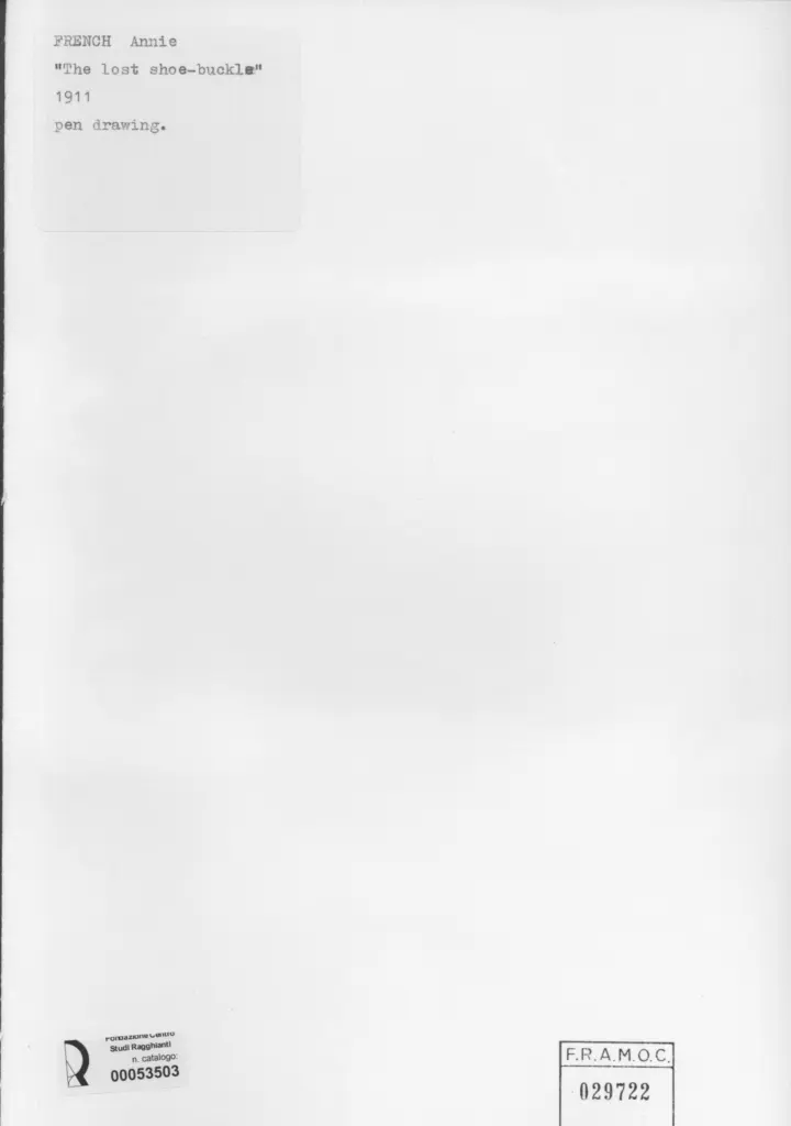 Anonimo , French, Annie - sec. XX - The last shoe-buckler , retro