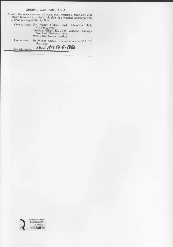 Anonimo , Garrard, George , retro