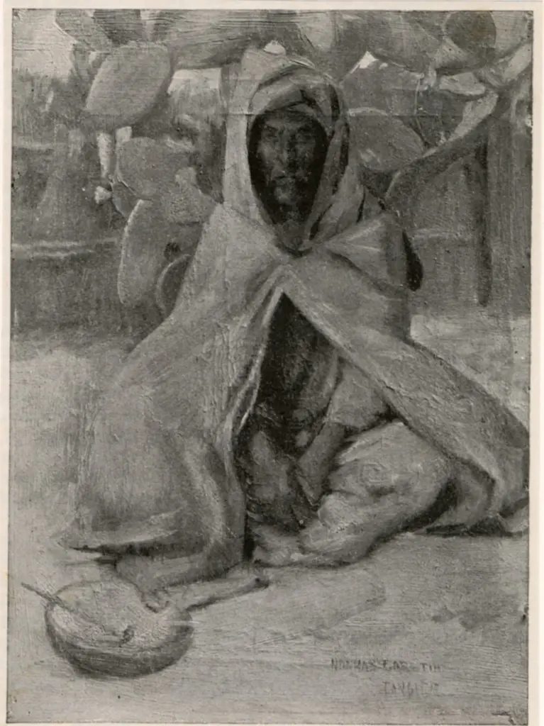 Anonimo , Garstin, Norman - sec. XIX - A Tangerine Beggar , fronte