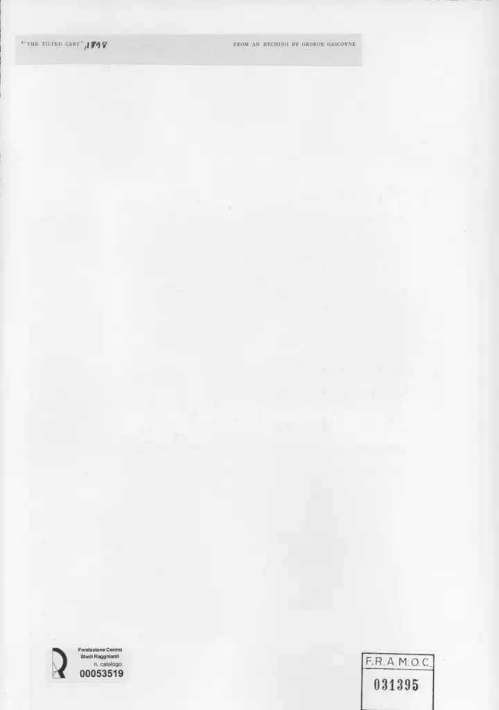 Anonimo , Gascoyne, George - sec. XIX - The Tilted Cart , retro