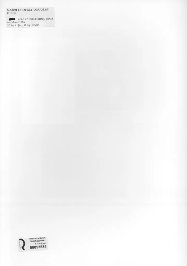 Anonimo , Giles, Godfrey Douglas - sec. XIX - Polo at Hurlingham , retro