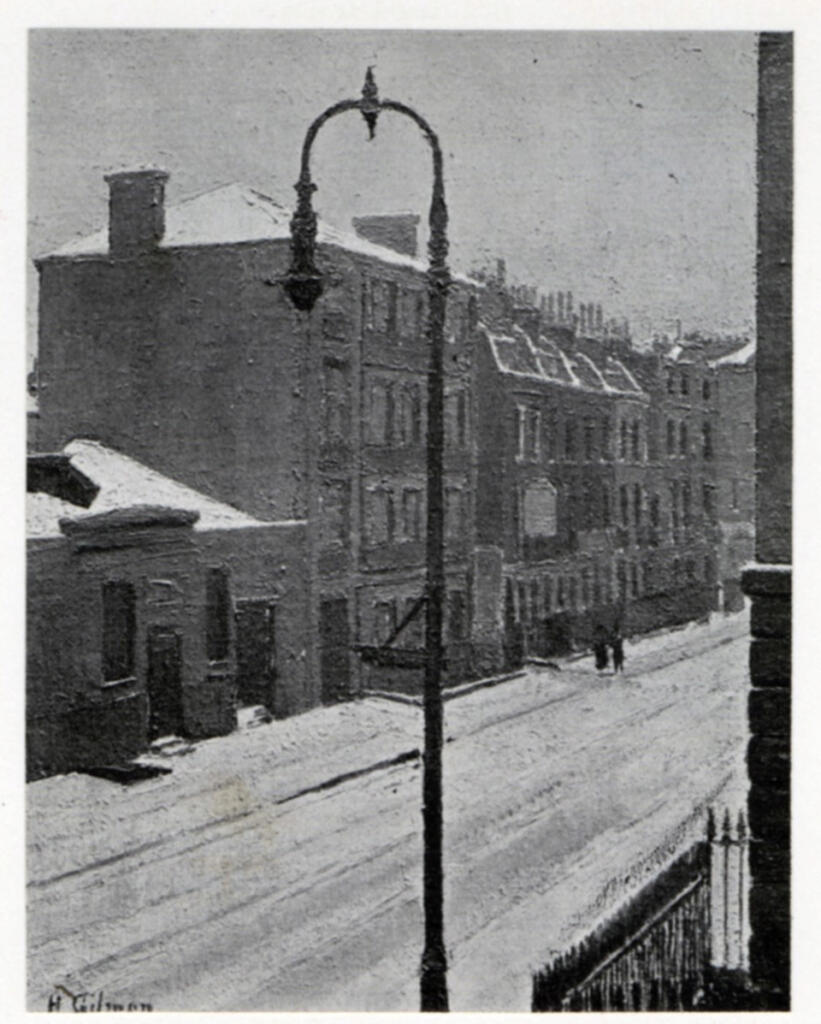 Gilman, Harold , Via di Londra sotto la neve