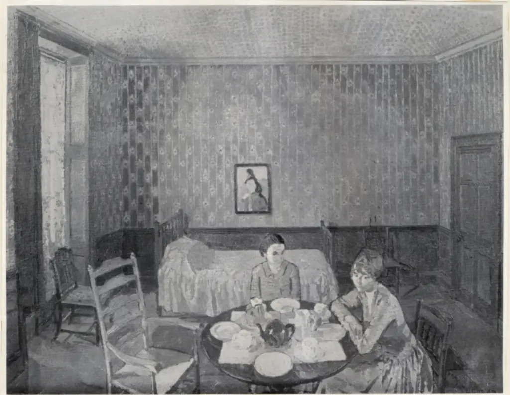 Gilman, Harold , Tea in the Bed Sitter