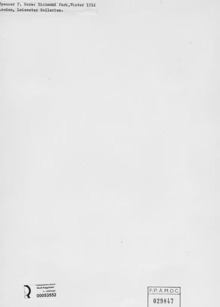 Anonimo , Gore, Spencer F. , retro