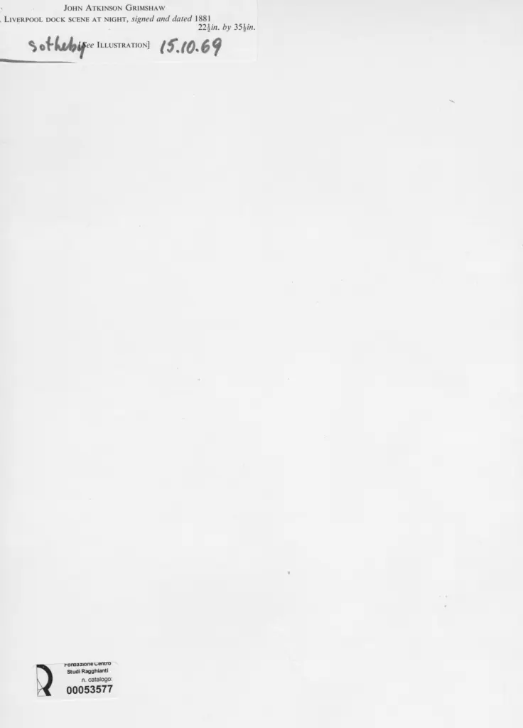 Anonimo , Grimshaw, John A. - sec. XIX - A Liverpool Dock Scene , retro