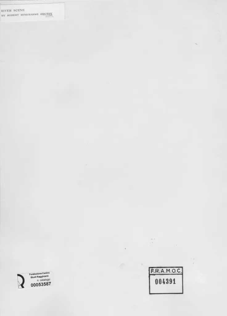 Anonimo , Grundy, Robert Hindmarsh - sec. XIX - River Scene , retro