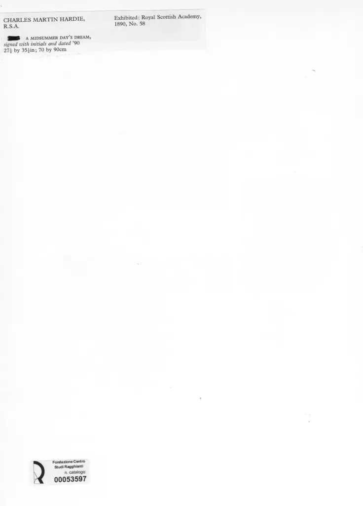 Anonimo , Hardie, Charles Martin - sec. XIX , retro