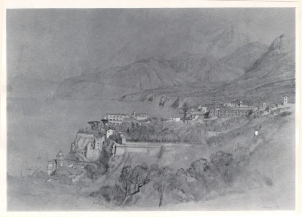 Anonimo , Harding, James Duffield - sec. XIX - A view of Sorrento , fronte