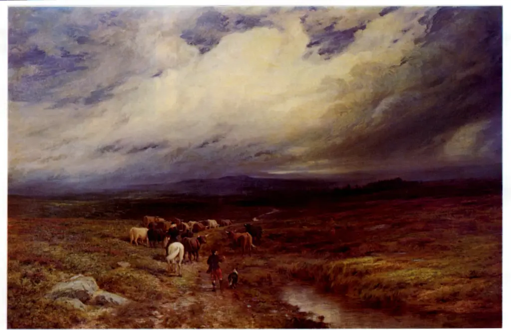 Anonimo , Hargitt, Edward - sec. XIX - A Moorland Road , fronte