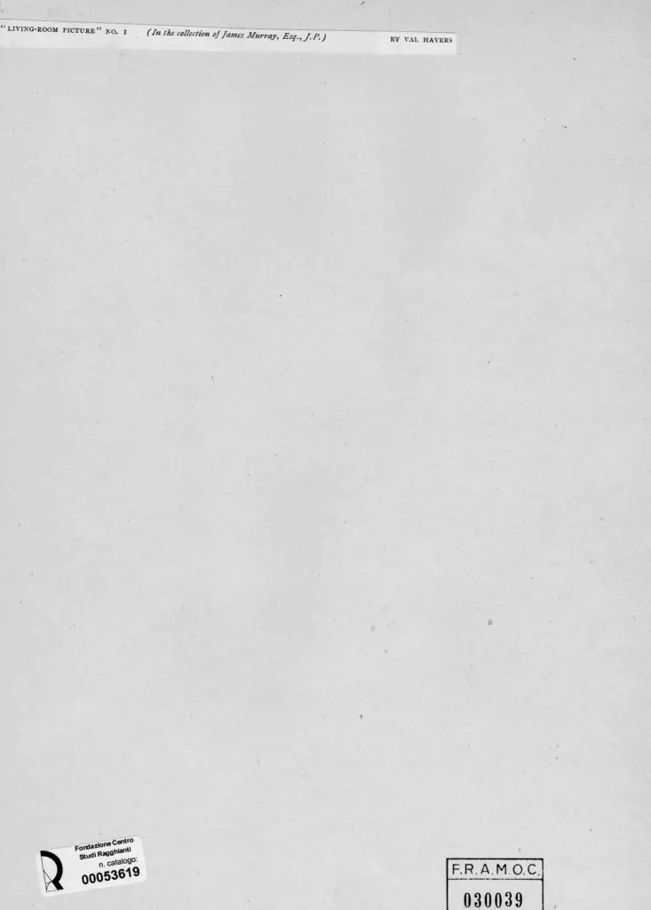 Anonimo , Havers, Val - sec. XX - Living room Picture , retro