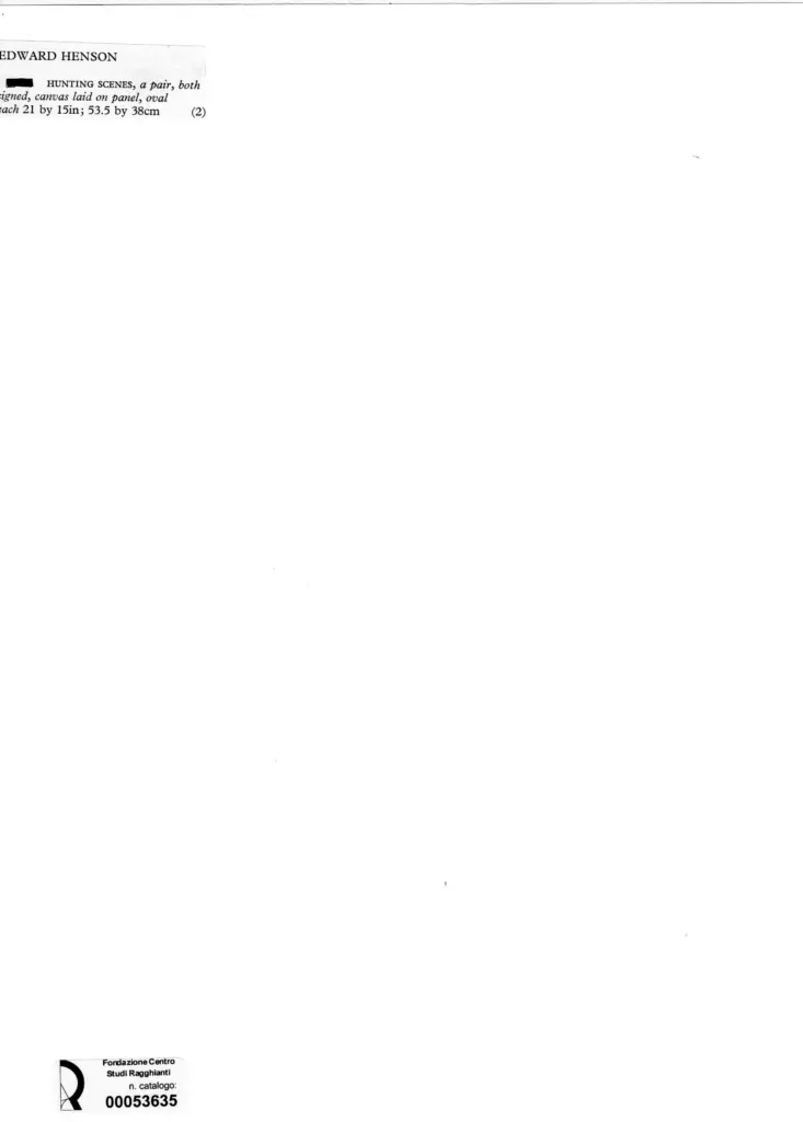 Anonimo , Henson, Edward , retro