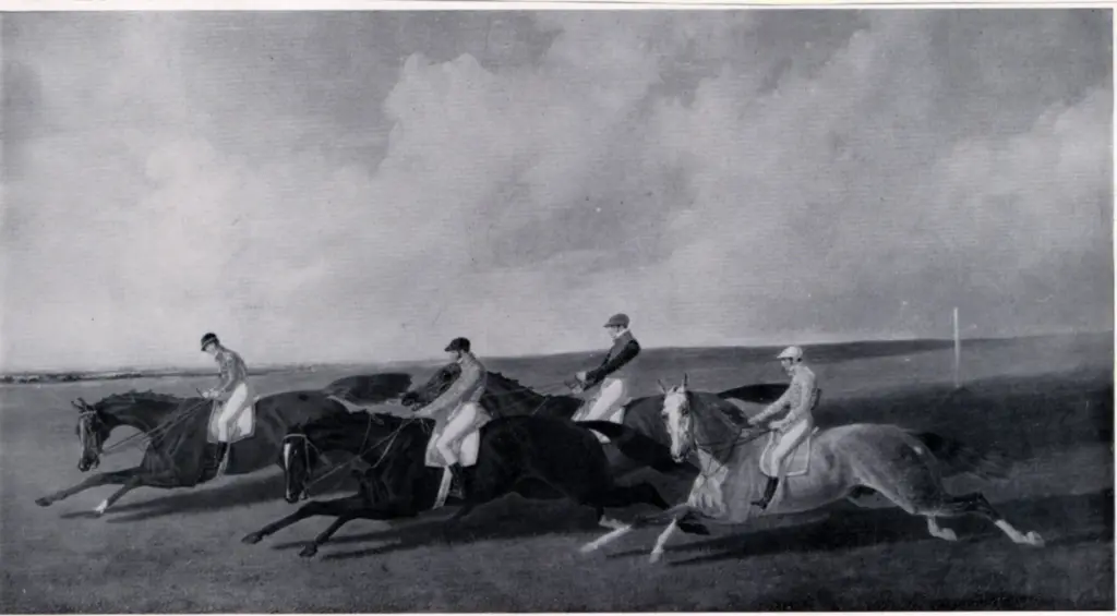 Anonimo , Herring, John Frederick - sec. XIX - Corsa di cavalli , fronte