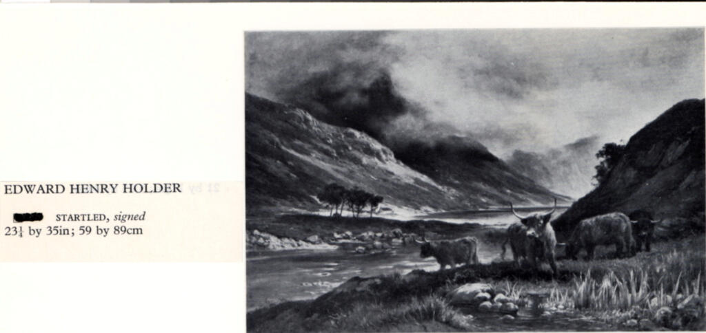 Holder, Edward Henry , Startled -
