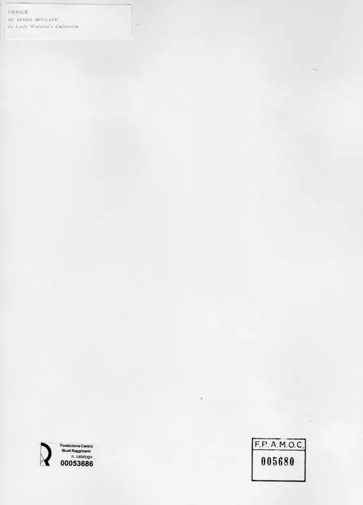 Anonimo , Holland, James - sec. XIX - Venice , retro