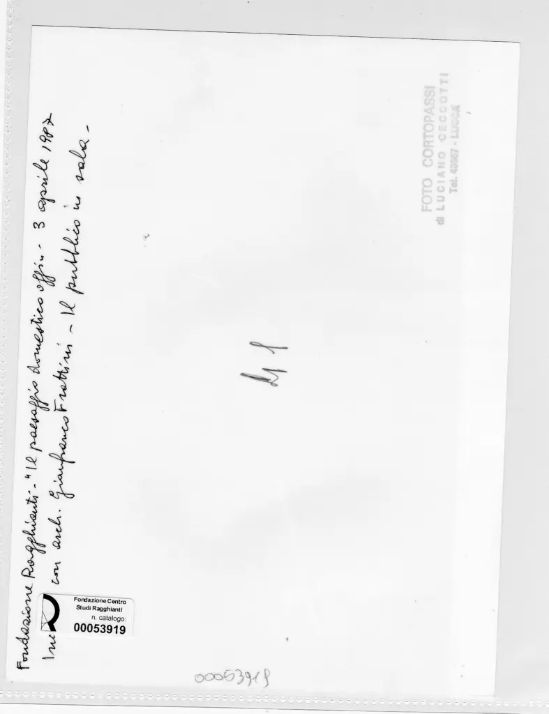 Foto Cortopassi , retro