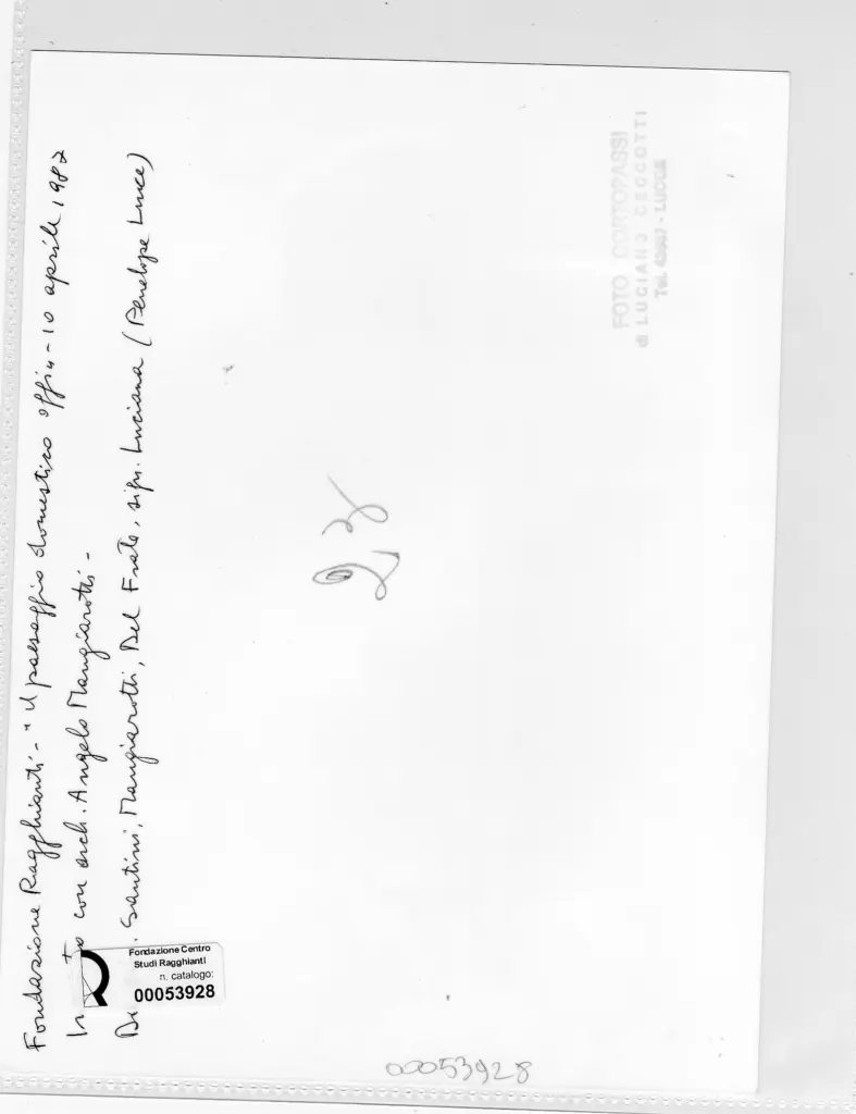 Foto Cortopassi , retro