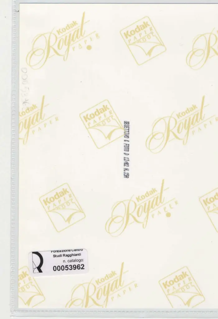 Obbiettivo e Foto , retro