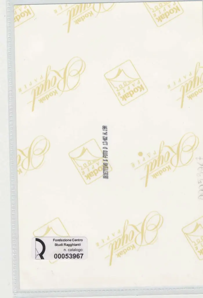 Obbiettivo e Foto , retro