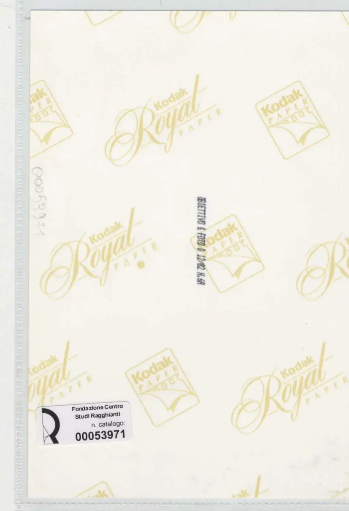 Obbiettivo e Foto , retro