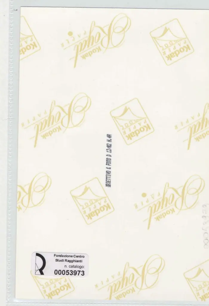 Obbiettivo e Foto , retro