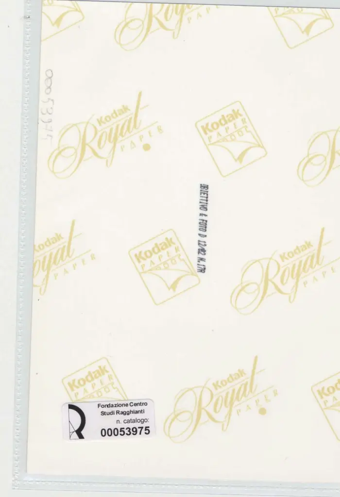 Obbiettivo e Foto , retro