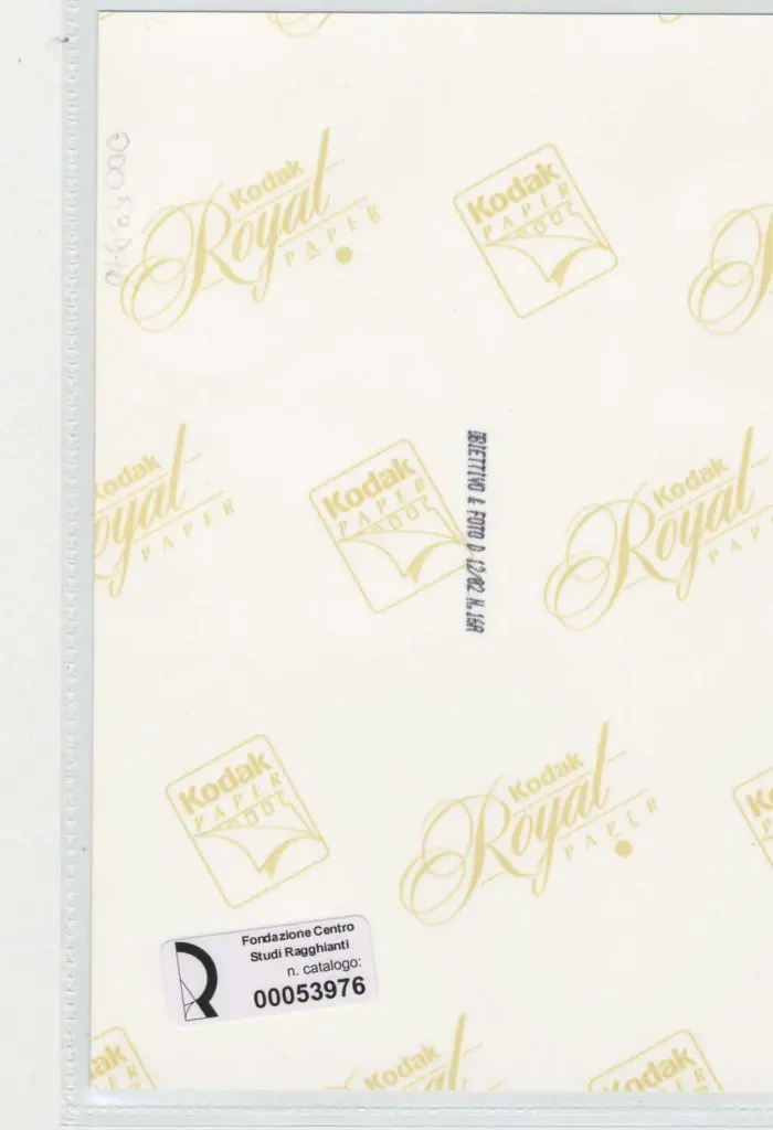 Obbiettivo e Foto , retro