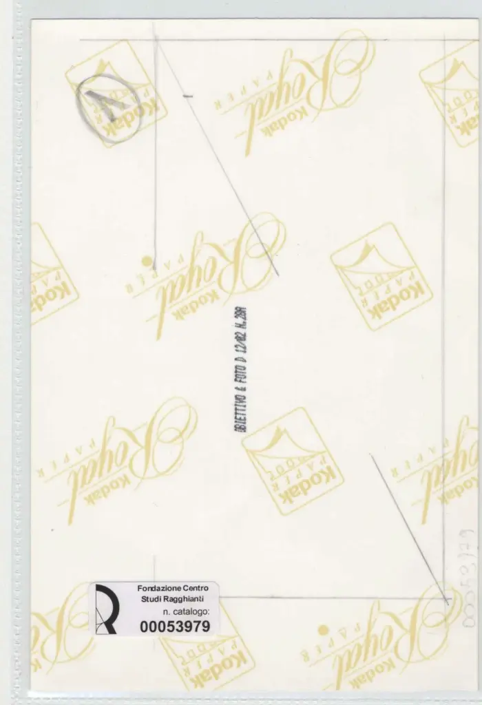 Obbiettivo e Foto , retro