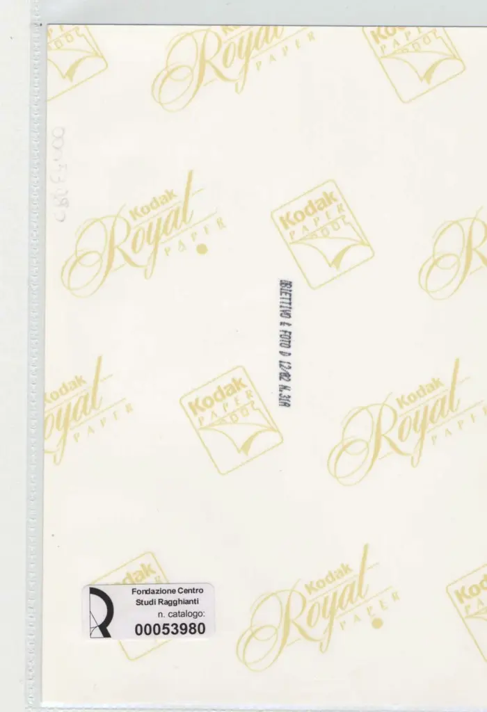 Obbiettivo e Foto , retro