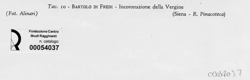 Alinari, Fratelli , Di Fredi, Bartolo - - , retro